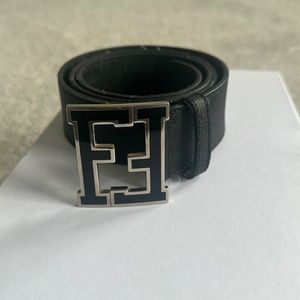Men’s genuine Fendi belt in black